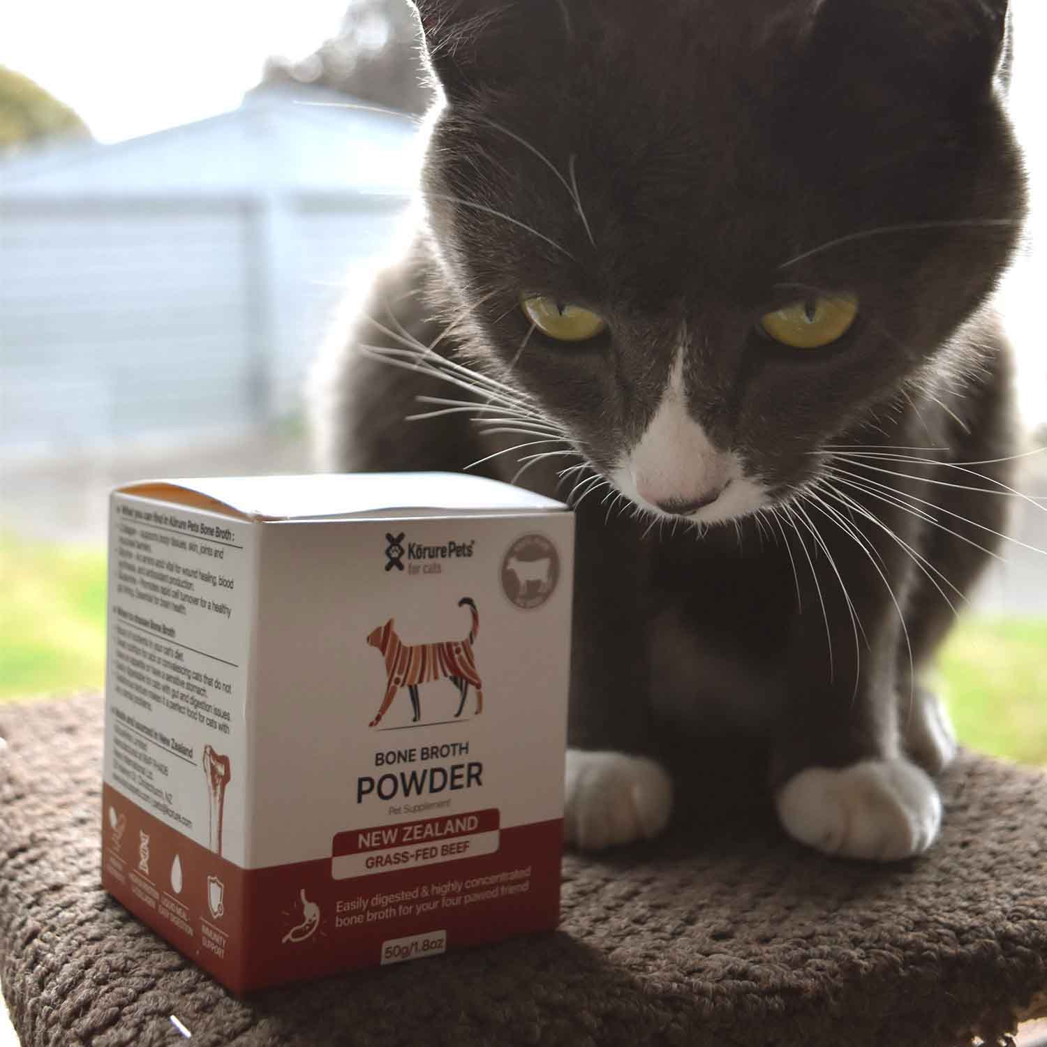 Cat Beef Bone Broth Powder Korure Pets